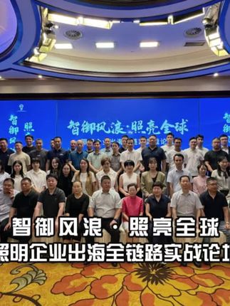 照明企业出海全链路实战论坛抖音作品封面